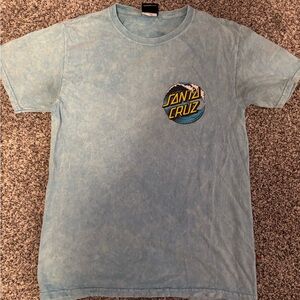 Blue ashy Santa Cruz t-shirt